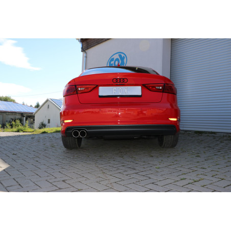 Audi A3 – 8V berlina "con S-Line" Silenziatore posteriore – 2x80 ty (Cod. F-AU052037-130S)
