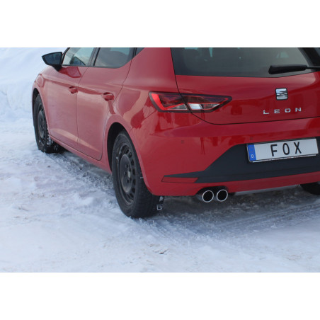 Seat Leon 5F – destroid rear axle Silenziatore posteriore – 2x80 Tipo 16 (Cod. F-SE042087-130)