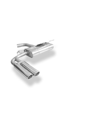 Audi A3 – 8V berlina "senza S-Line" Silenziatore posteriore – 2x80 t (Cod. F-AU052067-130)