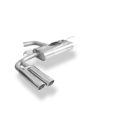 Audi A3 – 8V berlina "senza S-Line" Silenziatore posteriore – 2x80 t (Cod. F-AU052067-130)