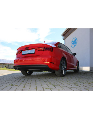 Audi A3 – 8V berlina "con S-Line" Silenziatore posteriore – 2x80 ty (Cod. F-AU052067-130S)