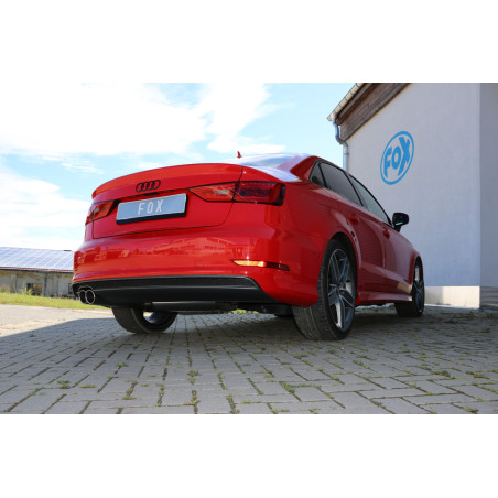 Audi A3 – 8V berlina "con S-Line" Silenziatore posteriore – 2x80 ty (Cod. F-AU052067-130S)
