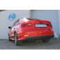Audi A3 – 8V berlina "con S-Line" Silenziatore posteriore – 2x80 ty (Cod. F-AU052067-130S)