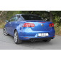VW Eos 1F – Facelift Silenziatore posteriore on one side – 2x80 tipo (Cod. F-VW190127-130)