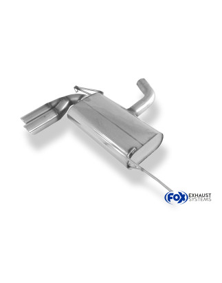 Audi A3 Tipo 8P Silenziatore posteriore Ø70mm on one side – 2x76 tipo (Cod. F-AU051167-148)