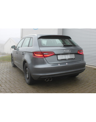 Audi A3 – 8V Sportback Silenziatore posteriore – 2x80 Tipo 25 (Cod. F-AU052087-290)