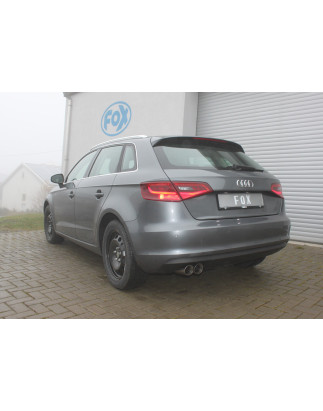 Audi A3 – 8V Sportback Silenziatore posteriore – 2x80 Tipo 25 (Cod. F-AU052087-290)
