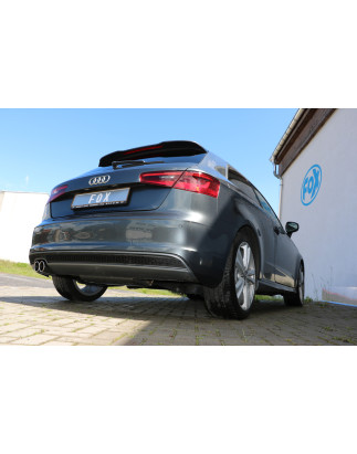 Audi A3 – 8V 3 porte – S-Line Silenziatore posteriore – 2x80 Tipo 16 (Cod. F-AU052027-130)