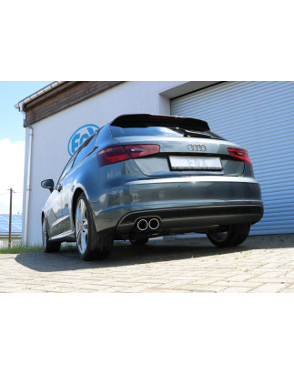 Audi A3 – 8V 3 porte – S-Line Silenziatore posteriore – 2x80 Tipo 16 (Cod. F-AU052027-130)