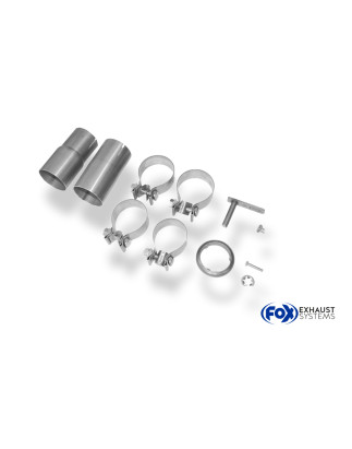 Audi A3 Tipo 8P Silenziatore posteriore Ø70mm on one side – 2x76 tipo (Cod. F-AU051047-148)