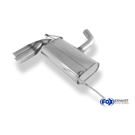 Audi A3 Tipo 8P Silenziatore posteriore Ø70mm on one side – 2x76 tipo (Cod. F-AU051047-148)