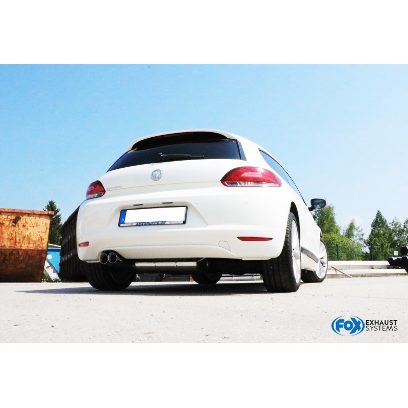 VW Scirocco III Silenziatore posteriore – 2x76 Tipo 25 (Cod. F-VW033047-290)