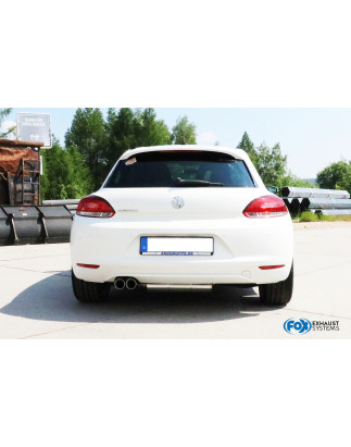 VW Scirocco III Silenziatore posteriore – 2x76 Tipo 25 (Cod. F-VW033047-290)