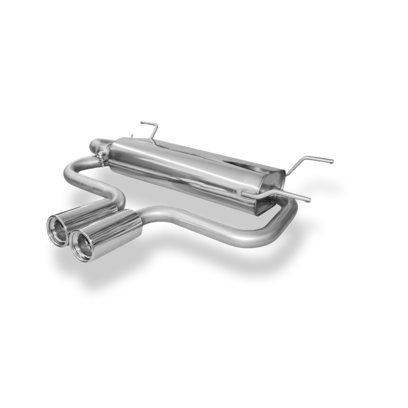 Mazda MX5 Tipo NB Silenziatore uscita posteriore center – 2x80 Tipo 13 c (Cod. F-MA081012-070)