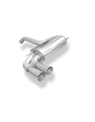 Audi Urquattro Silenziatore posteriore Ø70mm – 2x76 Tipo 10 (Cod. F-AU010048-008)