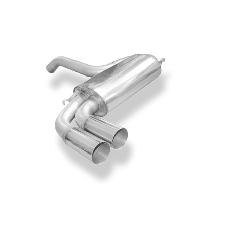 Audi Urquattro Silenziatore posteriore Ø70mm – 2x76 Tipo 10 (Cod. F-AU010048-008)