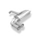 Audi Urquattro Silenziatore posteriore Ø70mm – 2x76 Tipo 10 (Cod. F-AU010048-008)