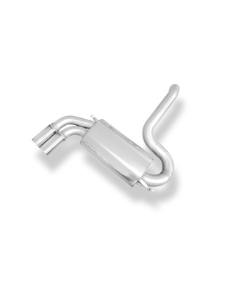 Audi Urquattro Silenziatore posteriore Ø70mm – 2x76 Tipo 10 (Cod. F-AU010048-008)