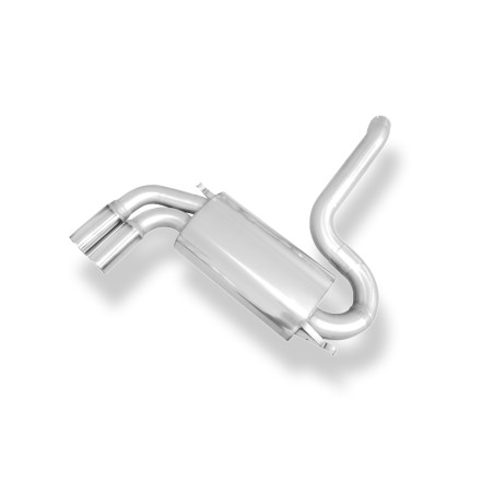 Audi Urquattro Silenziatore posteriore Ø70mm – 2x76 Tipo 10 (Cod. F-AU010048-008)
