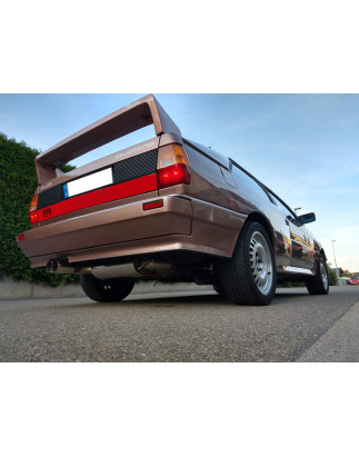 Audi Urquattro Silenziatore posteriore Ø70mm – 2x76 Tipo 10 (Cod. F-AU010048-008)