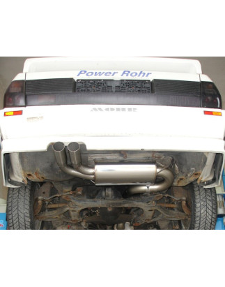 Audi Urquattro Silenziatore posteriore Ø70mm – 2x76 Tipo 10 (Cod. F-AU010048-008)