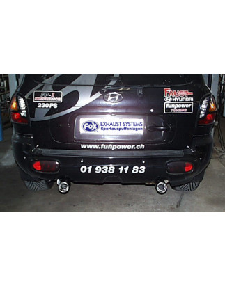 Hyundai Santa Fé Silenziatore posteriore destra e sinistra – 1x90 Tipo 13 ri (Cod. F-HY120003-071
