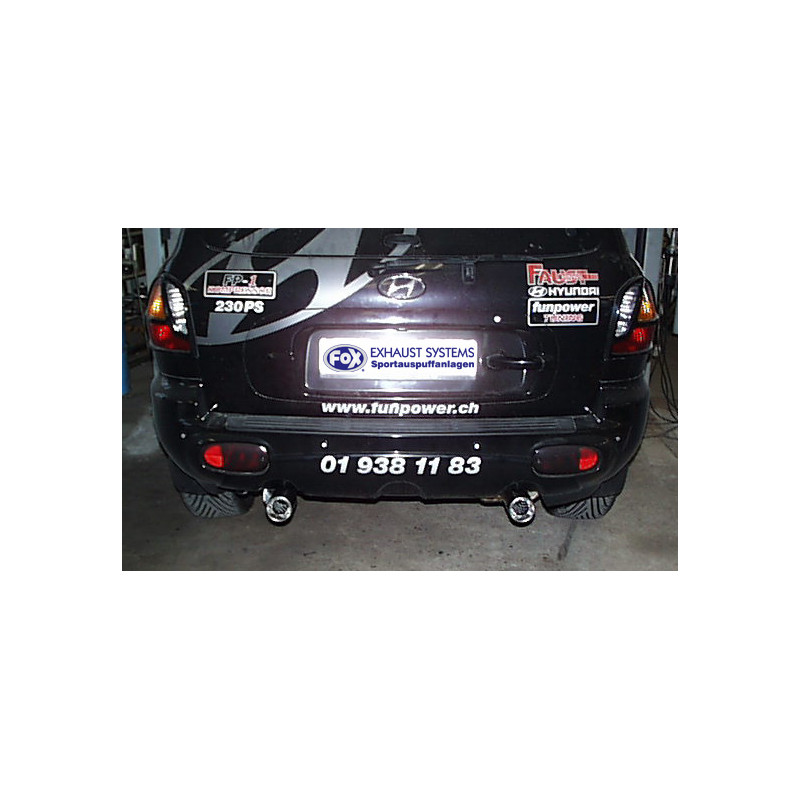 Hyundai Santa Fé Silenziatore posteriore destra e sinistra – 1x90 Tipo 13 ri (Cod. F-HY120003-071