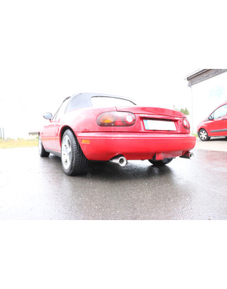 Mazda MX5 Tipo NA Silenziatore posteriore con uscite destra e sinistra (duplex) – 1x90 tipo (Cod. 