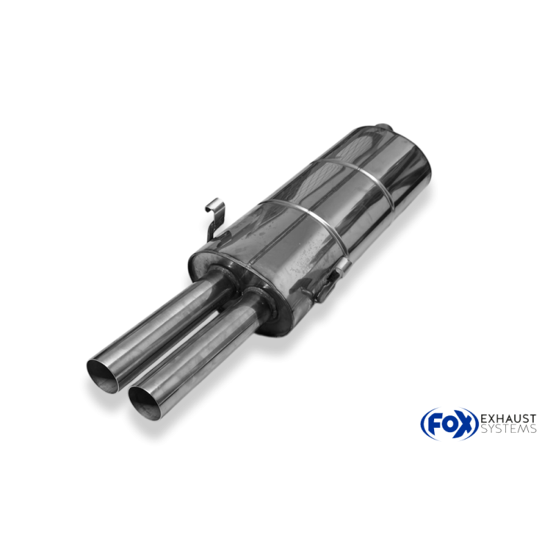 BMW E23 728i Silenziatore posteriore – 2x63 Tipo 14 (Cod. F-BM040042-004)