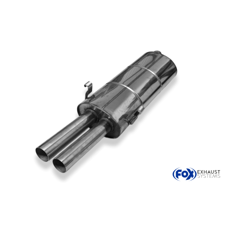 BMW E23 728i Silenziatore posteriore – 2x63 Tipo 14 (Cod. F-BM040042-004)