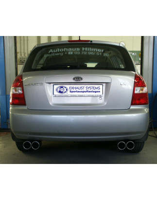 Kia Cerato Schrägheck Silenziatore posteriore con uscite destra e sinistra (duplex)x80 (Cod. F-KI14