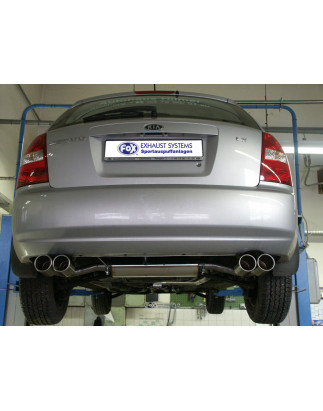 Kia Cerato Schrägheck Silenziatore posteriore con uscite destra e sinistra (duplex)x80 (Cod. F-KI14