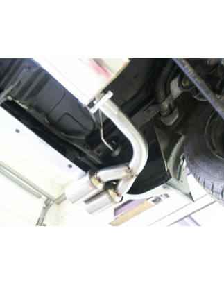 Kia Cerato Schrägheck Silenziatore posteriore con uscite destra e sinistra (duplex)x80 (Cod. F-KI14