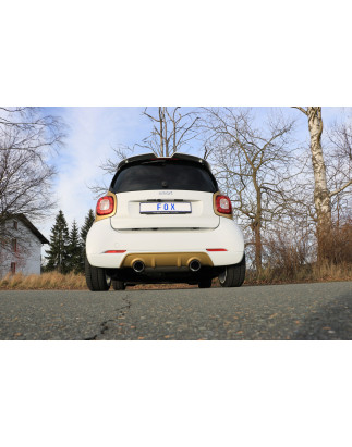 Smart Fortwo 453 con Brabus Heckansatz Silenziatore posteriore destra e sinistra (Cod. F-SM011053-29