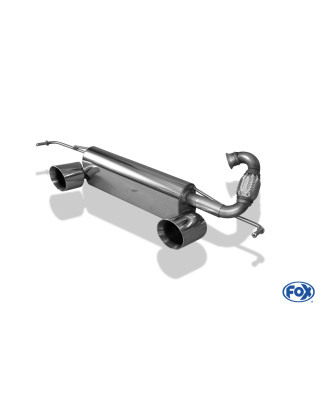 Smart Fortwo 453 con Brabus Heckansatz Silenziatore posteriore destra e sinistra (Cod. F-SM011053-29