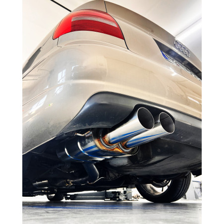 Audi S4 B5 Silenziatore posteriore – 2x80 Tipo 10 (Cod. F-AU060112-010)