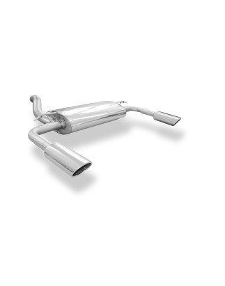 Volvo C70 II – cabrio Silenziatore posteriore con uscite destra e sinistra (duplex) – 115x8 (Cod
