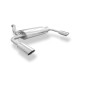 Volvo C70 II – cabrio Silenziatore posteriore con uscite destra e sinistra (duplex) – 115x8 (Cod