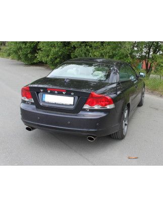 Volvo C70 II – cabrio Silenziatore posteriore con uscite destra e sinistra (duplex) – 115x8 (Cod