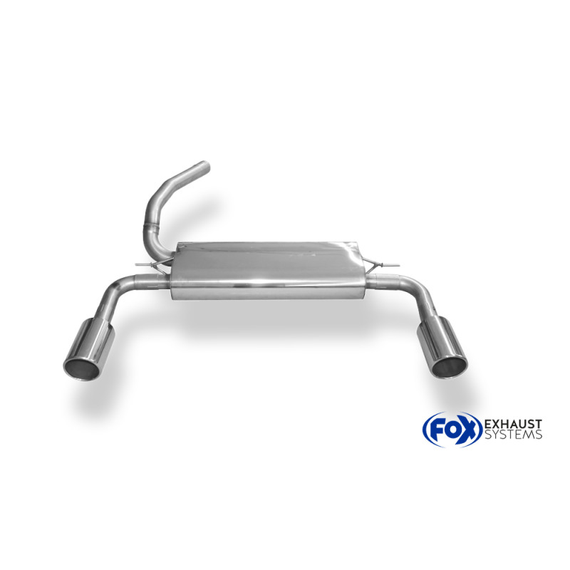 Ford Focus III Turnier Ecoboost Silenziatore posteriore – 1x100 tipo (Cod. F-FO032065-133)