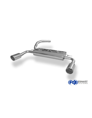 Ford Focus III Turnier Ecoboost Silenziatore posteriore – 1x100 tipo (Cod. F-FO032065-133)