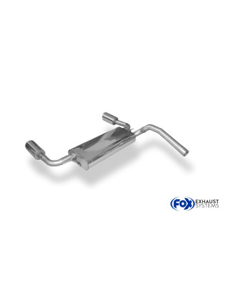 Ford Focus III Turnier Ecoboost Silenziatore posteriore – 1x100 tipo (Cod. F-FO032065-133)