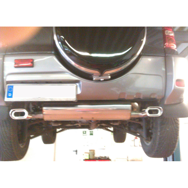 Toyota RAV 4 II Silenziatore posteriore con uscite destra e sinistra (duplex) – 1x90 Tipo 1 (Cod. 