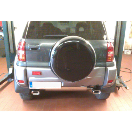 Toyota RAV 4 II Silenziatore posteriore con uscite destra e sinistra (duplex) – 1x90 Tipo 1 (Cod. 