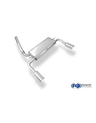 Ford Focus III Turnier Ecoboost Silenziatore posteriore – 1x100 tipo (Cod. F-FO032065-293)