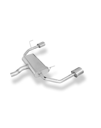 Opel Signum Sportheck Silenziatore posteriore con uscite destra e sinistra (duplex) – 140x9 (Cod. 