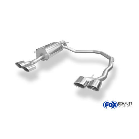 Peugeot RCZ Silenziatore posteriore on one side – 2x106x71 Tipo 32 ri (Cod. F-PE130033-366)