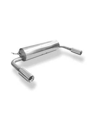 Toyota RAV 4 II Silenziatore posteriore con uscite destra e sinistra (duplex) – 1x90 Tipo 1 (Cod. 