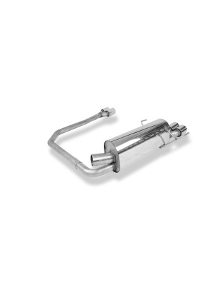 Opel Astra H Caravan Silenziatore posteriore con uscite destra e sinistra Ø63,5mm (Cod. F-OP042093-