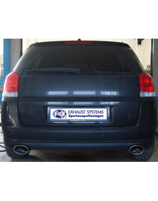 Opel Signum Sportheck Silenziatore posteriore con uscite destra e sinistra (duplex) – 140x9 (Cod. 